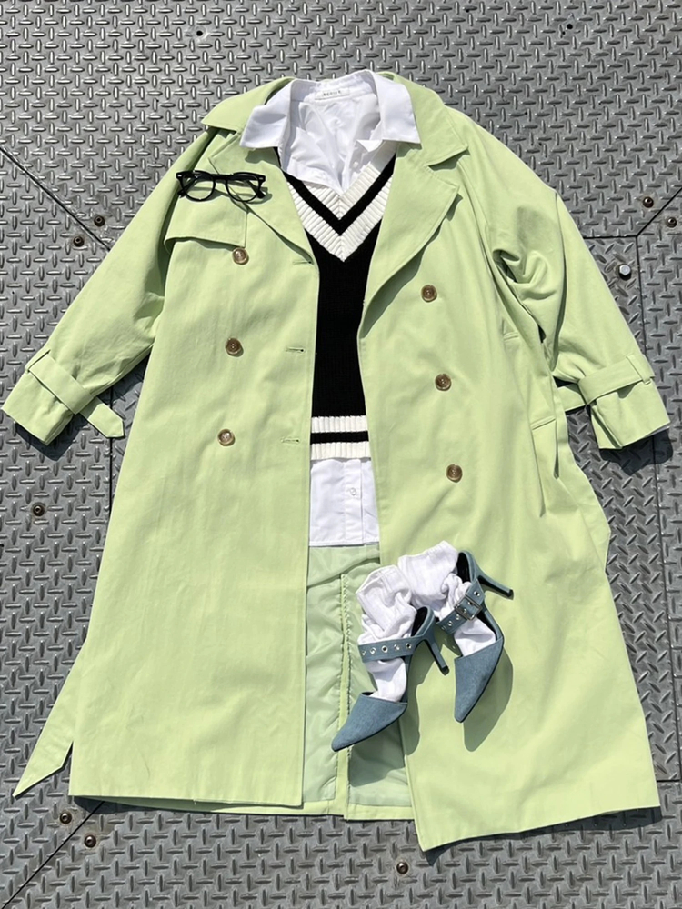 オーバーロングトレンチコート Egoist エゴイスト のコート通販 Egoist エゴイスト 公式通販サイト