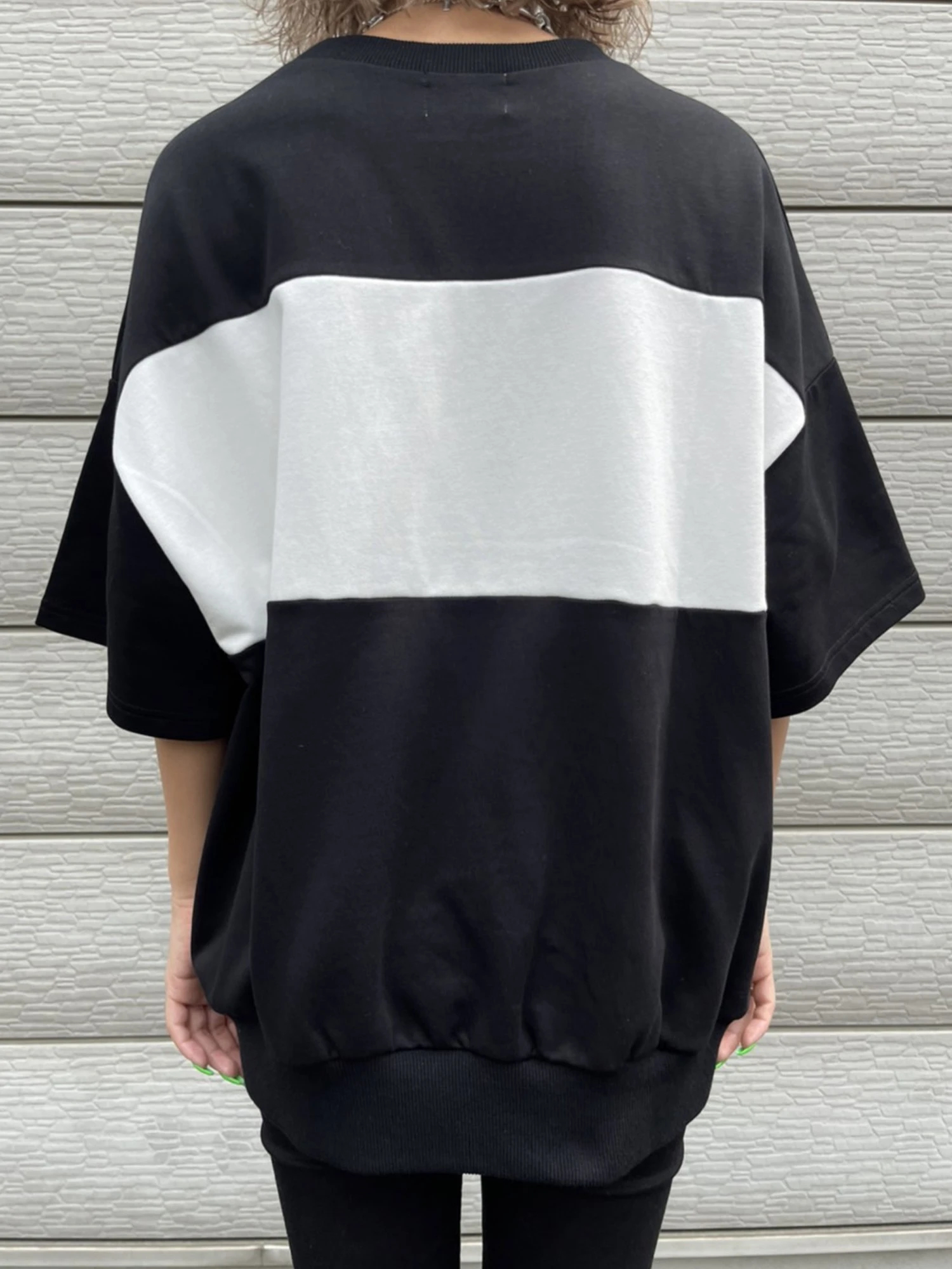 EGOIST半袖スウェットトップス / EGOIST(エゴイスト)のトップス通販 SALE半額 EGOIST半袖スウェットトップス BLK Tシャツ/カットソー(半袖/袖なし)